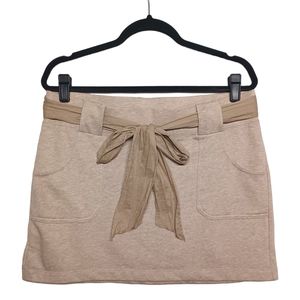 MERONA Tan Light Brown Stretchy Skirt with Matching Belt Medium